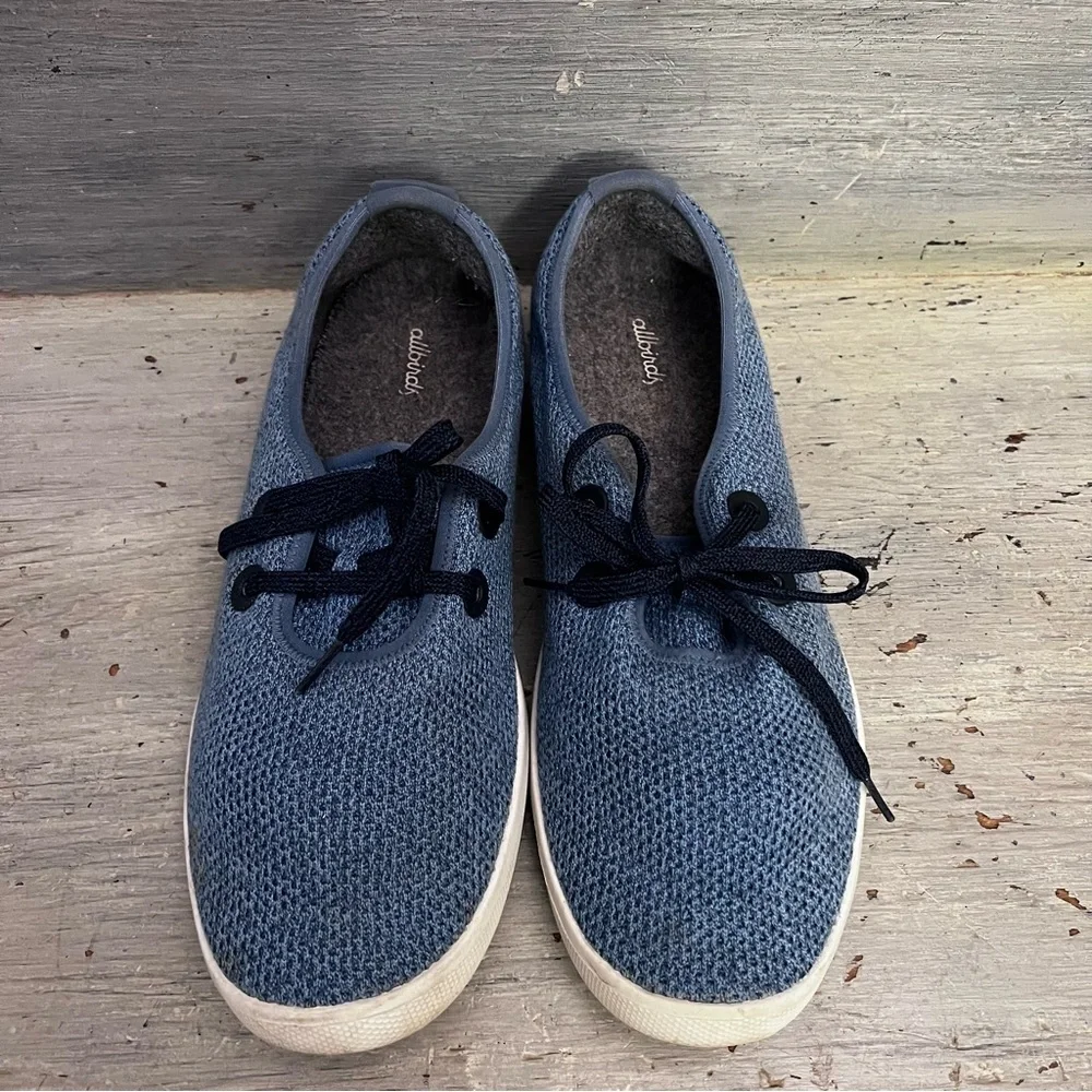 allbirds‎ Tree Skipper Blue Mesh Casual Boat Shoes Size 12 Good Condition